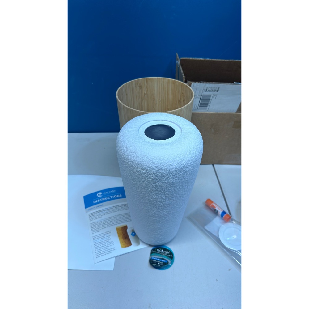 The Living Urn Eco Water Urn for Water Burial Bamboo Case Biodegradable Memorial